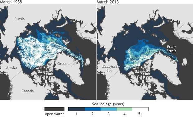 Sea Ice Age_ARC_March 1988-2013