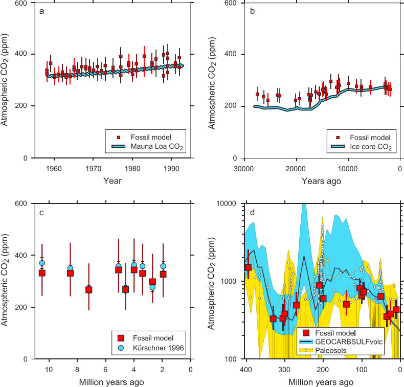 Study ClimateState CO2 in Earth history, the past 300 million years