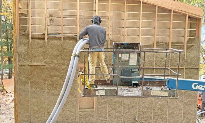 Hempcrete the near carbon negative insulation material